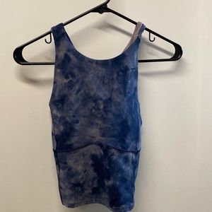 Tie dyed lululemon top